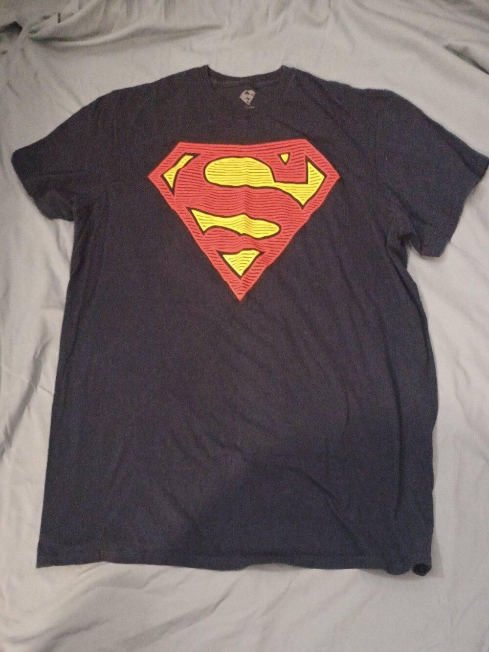 Grunge Graphic Superman Tee 100% Cotton XL